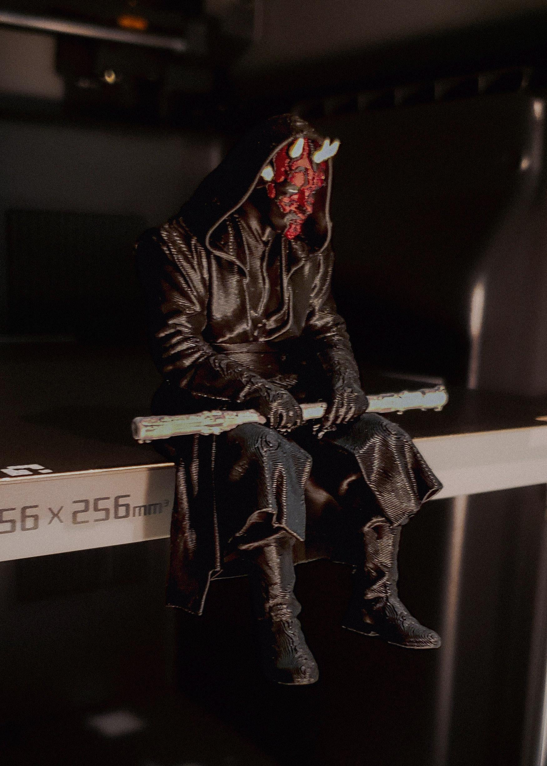 Darth Maul Figure – Desk/Shelf Buddy | 3D Printed Collectible | Fan-Inspired Decor