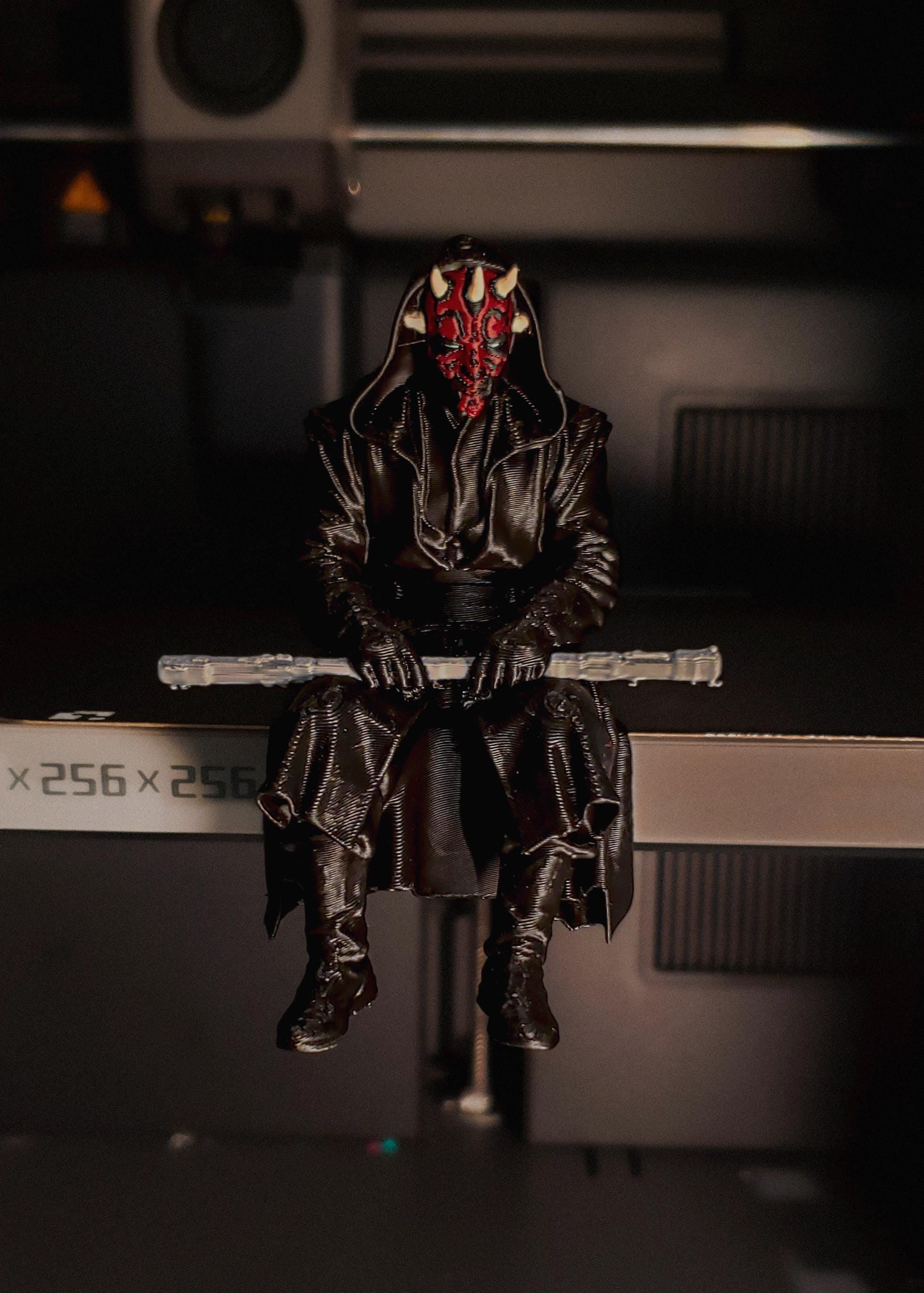 Darth Maul Figure – Desk/Shelf Buddy | 3D Printed Collectible | Fan-Inspired Decor