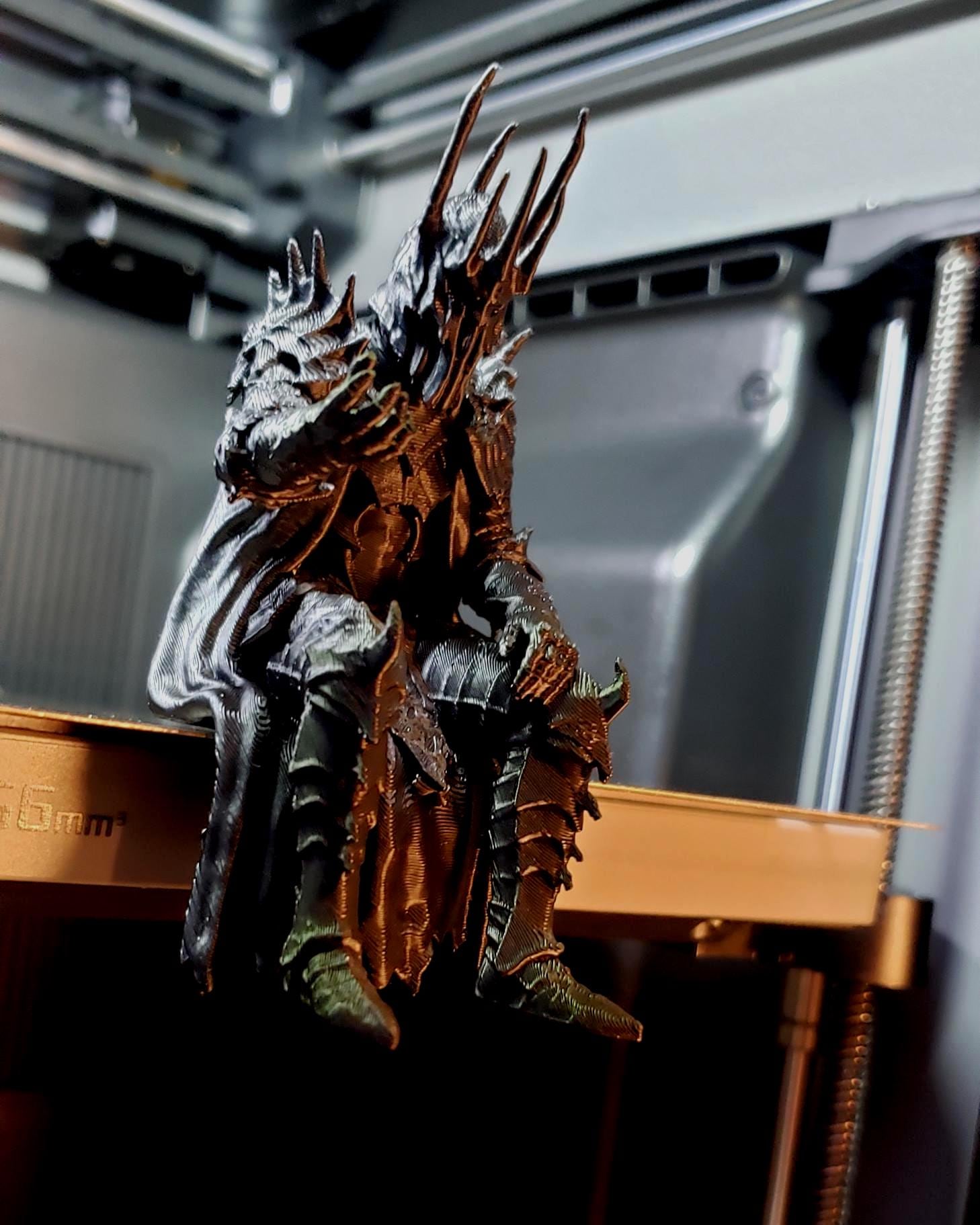 Sauron Figure – Desk/Shelf Buddy | 3D Printed Collectible | Fan-Inspired Decor